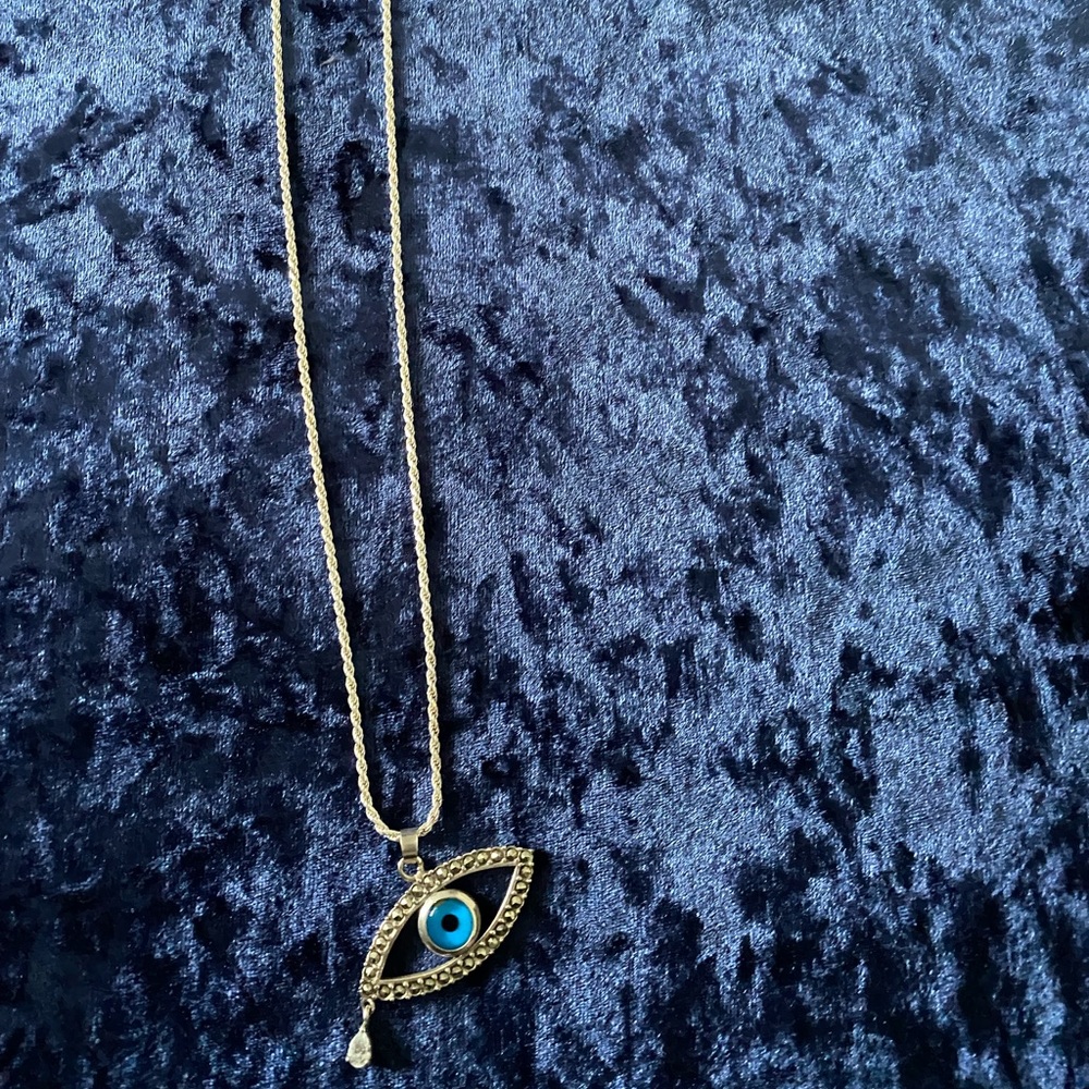 Evil eye necklace